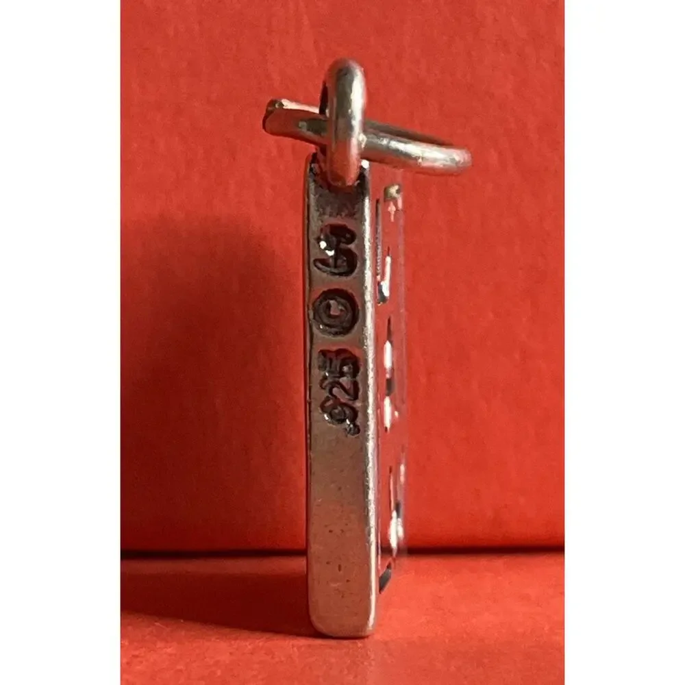 Vintage Sterling Silver LAW Book Charm - Picture 5 of 6